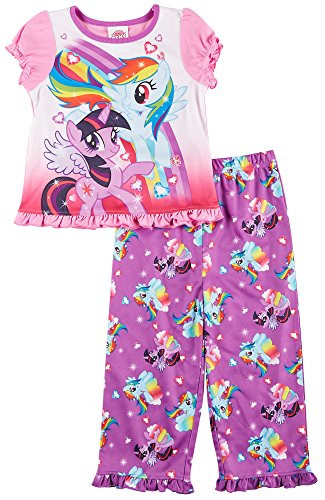 Hasbro Little Girls' My Little Pony Pajama Set, size 2t