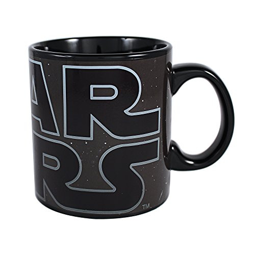 Silver Buffalo SV5734HB Star Wars Logo Heat Reveal Ceramic Mug, 20-Ounces