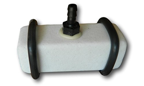 Aquarium Air Diffuser / Air Stone / Bubbler -- inch Bubble-Bubbainch  by Bubblemac Industries Air Diffuser With inch BUMPERSinch  Micro-Bubbler 100 percent Glass-Bonded Silica