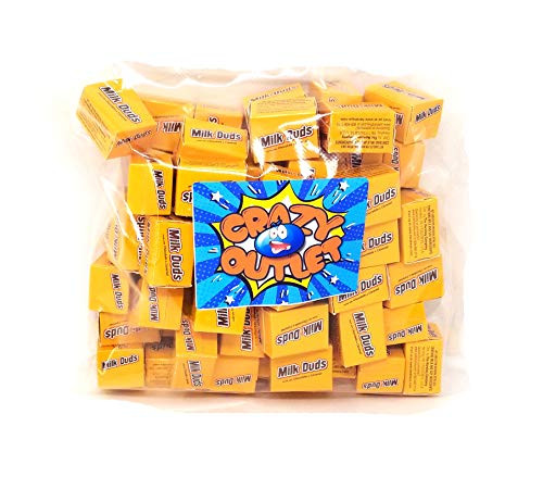 CrazyOutlet Milk Duds Candy, Caramel in Milk Chocolate, Snack Size Mini Boxes, 2 Lbs CrazyOutlet Milk Duds Candy, Caramel in Milk Chocolate, Snack Size Mini Boxes, 2 Lbs