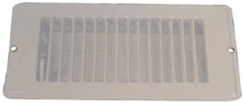 Metaline LS248-WHITE 4" x 8" Heavy-Duty White Floor Register