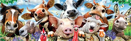 Ceaco Panoramic - Barnyard Selfie Puzzle - 700 Pieces