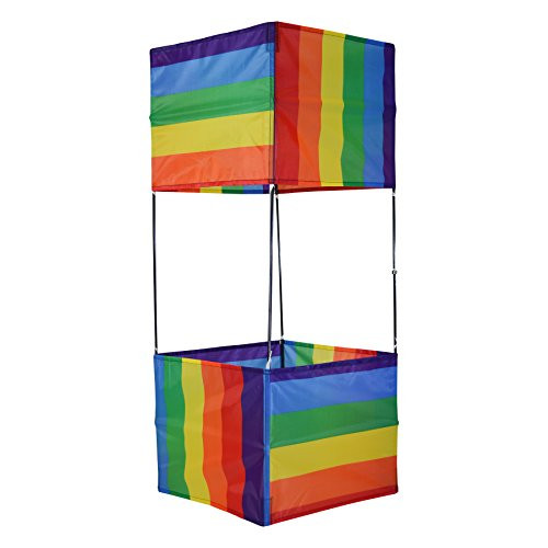 In the Breeze Rainbow Stripe Box Kite