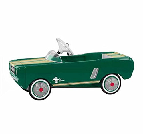Hallmark 1965 Ford Mustang Car Kiddie Car Ornament