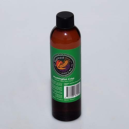 Washington Crisp Craft Apple Juice 8oz Syrup Concentrate - Makes about 1.2 Liters of Apple Juice - Mix your own Apple Juice at Home - Works with SodaStream