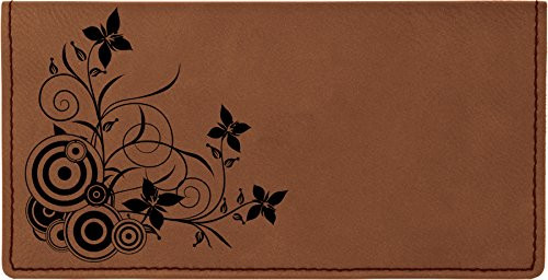 Creeping from The Corner Laser Engraved Leatherette Checkbook Cover Creeping from The Corner Laser Engraved Leatherette Checkbook Cover
