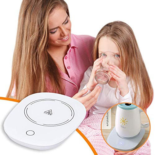 Copercn Portable Coffee Cup Warmer Mug Warmer Heating Homothermal Smart Cup Warmer Pad, Beverage Coffee Mug Warmer Plate, Heating Cup Pad for Office Home Tea Milk