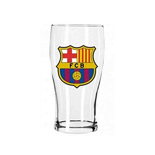 Home Win Barcelona Large Crest Pint Glass Home Win Barcelona Large Crest Pint Glass