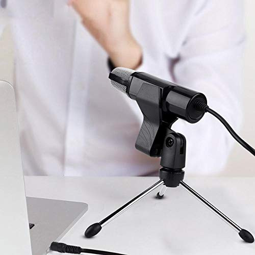 with Tripod Broadcast Recording Microphone, Meeting Microphone, Condenser Microphone, Karaoke Microphone, Capacitance Microphone for Recording Studios Office