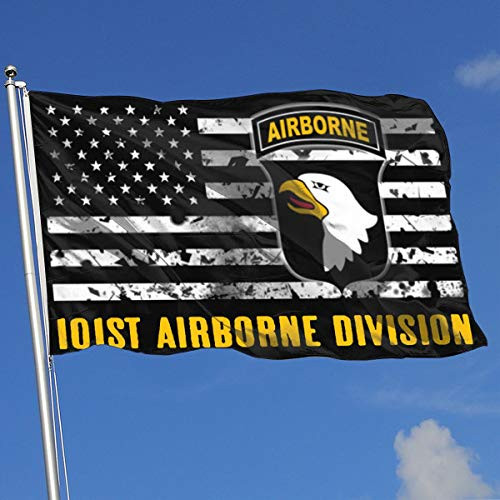 ZBGIGB 101st Airborne Division Flag 3x5 Foot Flags Outdoor Flag 100 percent Single-Layer Translucent Polyester 3x5 Ft ZBGIGB 101st Airborne Division Flag 3x5 Foot Flags Outdoor Flag 100 percent Single-Layer Translucent Polyester 3x5 Ft