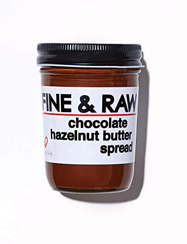 Fine  and  Raw Hazelnut Butter Spread 8 Ounce  Clean Ingredients, Vegan, and Organic Chocolate Hazelnut