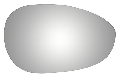 Burco 5491 Convex Passenger Side Power Replacement Mirror Glass for 12-16 Fiat 500 2012, 2013, 2014, 2015, 2016