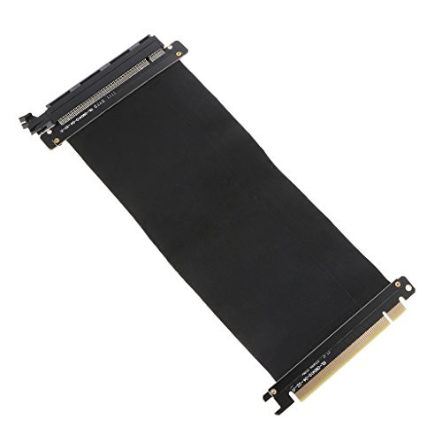 Wondiwe PCI Express 3.0 16x Flexible Cable Extension Port Adapter High Speed Riser Card