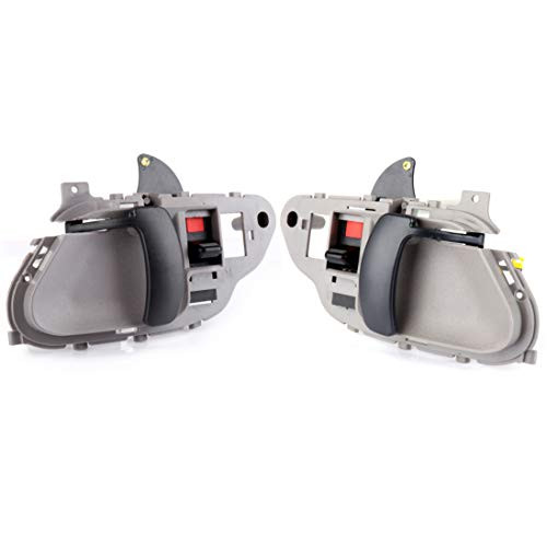 FEIPARTS Left Right Side Interior Door Handles Grey Replacement for 1995-2002 for Chevy for GMC2pcs