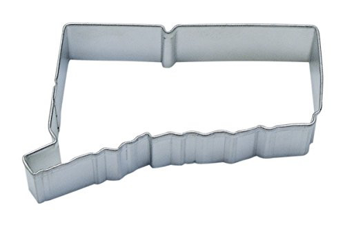 CybrTrayd R&M Connecticut State Tinplated Steel Cookie Cutter, Silver, Lot of 12