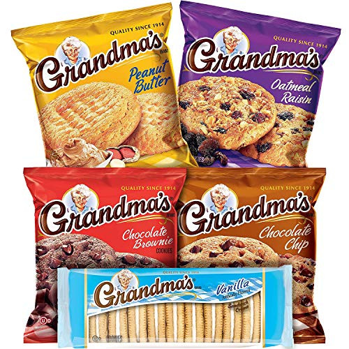 Brand New Grandma's Cookies Variety Tray 36 Ct 2.5 Oz Packs by Grandma's