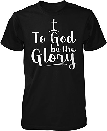 NOFO Clothing Co to God be The Glory Men's T-Shirt, L Black