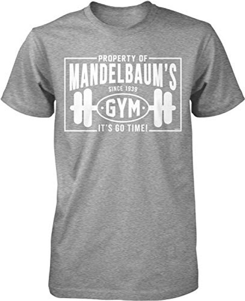 NOFO Clothing Co Property of Mandelbaum's Gym, Since 1939 Men's T-Shirt, M LtGray NOFO Clothing Co Property of Mandelbaum's Gym, Since 1939 Men's T-Shirt, M LtGray