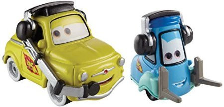 Disney/Pixar Cars, 95 Pit Crew Die-Cast Vehicles, Race Team Luigi  and  Guido with Headsets 4,5/5, 155 Scale