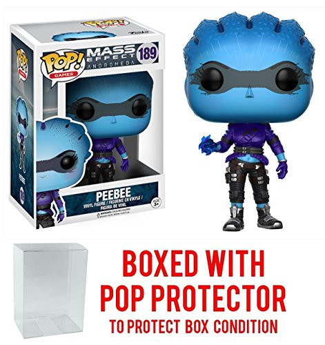 Funko Pop Games Mass Effect Andromeda - Peebee Vinyl Figure Bundled with Pop Box Protector CASE