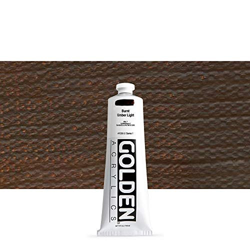 Golden Heavy Body Acrylic - Burnt Umber Light 5oz tube