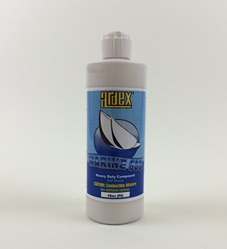 Ardex Marine 600 Heavy Duty Rubbing Compound - For Gelcoat and Painted Surfaces 16 Oz.