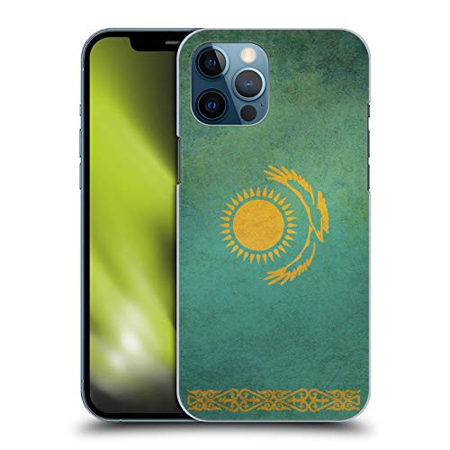 Head Case Designs Kazakhstan Kazakh Vintage Flags Set 2 Hard Back Case Compatible with Apple iPhone 12 Pro Max