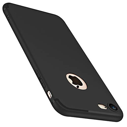 CaseHQ iPhone 6 plus 5.5inch  Case, iPhone 6S Plus 5.5inch  Case,Slim Fit Ultra-Thin  and  Soft touch Premium Matte TPU rubber Protect Cover for iPhone 6/6s plus 5.5 inch-Black
