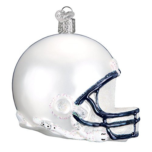 Old World Christmas Ornaments Pennsylvania State University Glass Blown Ornaments for Christmas Tree, Helmet Old World Christmas Ornaments Pennsylvania State University Glass Blown Ornaments for Christmas Tree, Helmet
