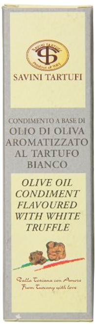 Savini Tartufi White Truffle Olive Oil, 1.859-Ounce Glass Bottle Savini Tartufi White Truffle Olive Oil, 1.859-Ounce Glass Bottle