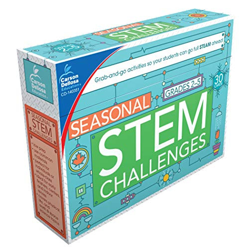 Carson-Dellosa Seasonal STEM Challenges Learning Cards
