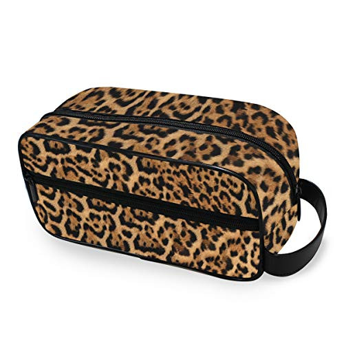 Travel Toiletries Bag Portable Toiletry Leopard Cheetah Print Cosmetic Makeup Bag Pouch Case Organizer for Woman912A Travel Toiletries Bag Portable Toiletry Leopard Cheetah Print Cosmetic Makeup Bag Pouch Case Organizer for Woman912A