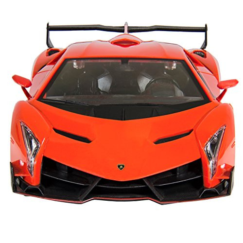 FMT 1/24 Scale Lamborghini Veneno Car Radio Remote Control Sport Racing Car RC,Orange