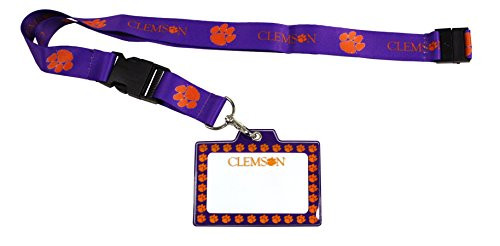 Clemson Tigers Lanyard-Clemson Tigers ID Holder with Lanyard
