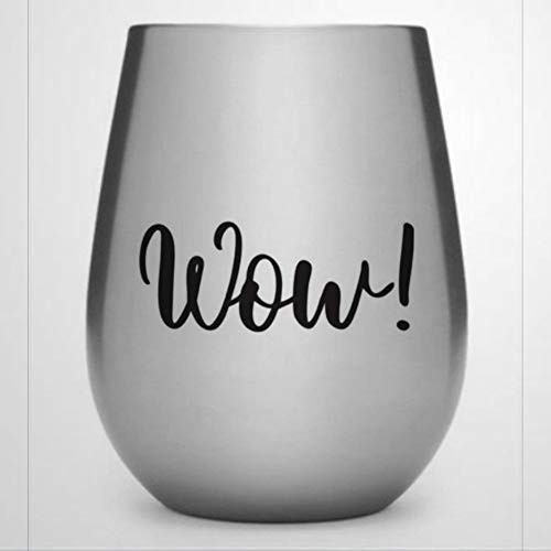 Sale Wow Word Expression Decal, Vinyl, Car Decal Sticker, For Car, Window, Bumper Sticker, Truck, Laptop, Walls, Kids, Vinyl Decal Stickers auto sticker,Vinyl Car Decal,Decor For Window,Bumper,Laptop,