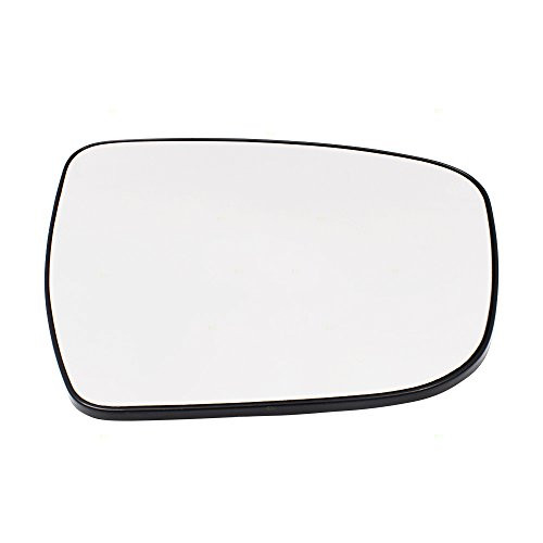 Brock Replacement Passengers Side View Mirror Glass  and  Base Heated Compatible with 15-17 Murano 14-18 Rogue 17-18 Pathfinder 963654BA1A
