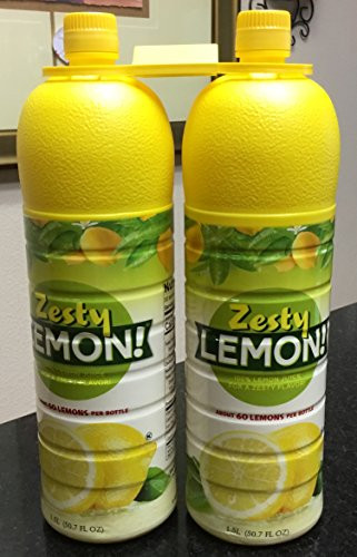 Zesty Lemon 100 percent Lemon Juice For a Zesty Flavor 1.5 ltr. Pack of 2