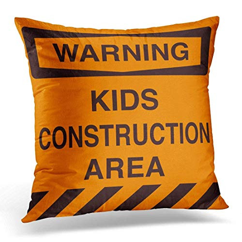 Mengghy Throw Pillow Cover Blue Patterned Teal and Brown Pattern Black Modern Decorative Pillow Case Home Decor Square Pillowcase 18x18 Inches