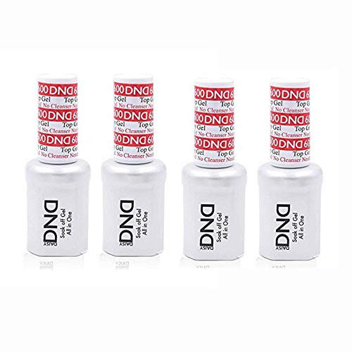 DND Daisy Soak Off Gel All in One Gel Base Coat 500  and  Gel Top Coat 600 2 Packs