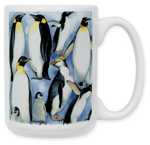 Art Plates"Penguins" Ceramic Coffee Mug, 15 oz Art Plates"Penguins" Ceramic Coffee Mug, 15 oz