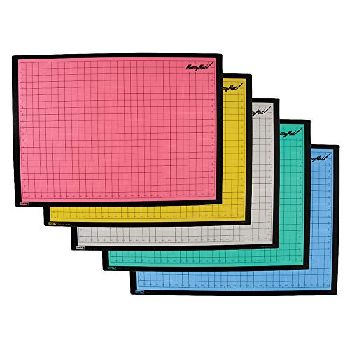 Constructive Playthings EDX-776 Messy Mats Set of 5 Heavy Vinyl Mats Each 25 1/2inch  x 18 1/2inch  for Kindergarten Through 3rd Grade