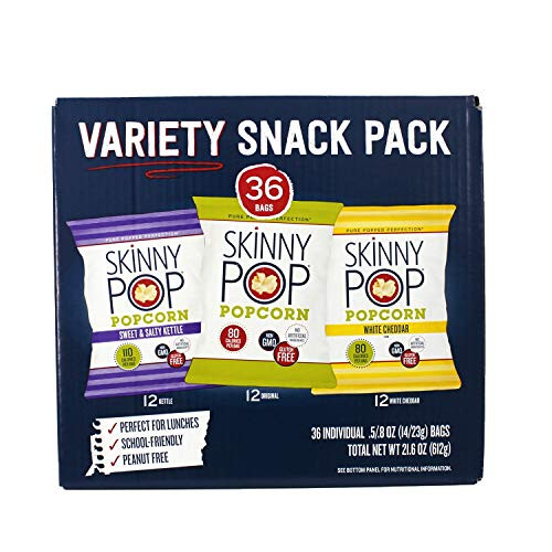 SkinnyPop Popcorn Variety Snack Pack,