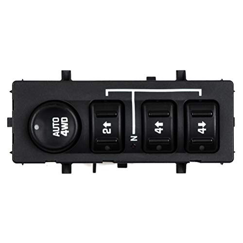 15136039, 15164520, 19259313, 901-072 4WD Wheel Drive Switch 4x4 Transfer Case Button fits for Chevy, GMC  and  Cadillac Vehicles - Silverado, Suburban, Tahoe, Yukon, Sierra Vehicles - 2003-2007