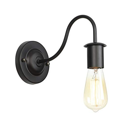 BNMMJ Vintage Wall Lights,Retro Industrial Loft Rustic Bedroom Wall Sconce Porch Aisle Lamp Bar Coffee Shop Study Lighting Restaurant Office Kitchen Wall Lights Energy Class A plus plus