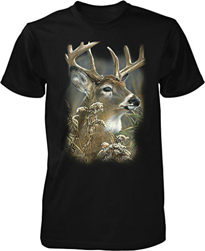 NOFO Clothing Co Big Buck, Deer Hunting, Hunter Men's T-Shirt, XL Black