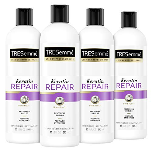TRESemme Conditioner for Damaged Hair Keratin Repair Restores and Seals Hair from Damage 20 oz 4 Count