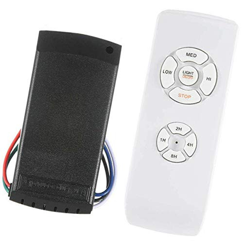 Universal Wireless Timing Remote Control Receiver Set Remote Controller and Receiver for Ceiling Fan Light Lamp
