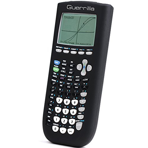 Guerrilla Silicone Case for Texas Instruments TI-84 Plus Graphing Calculator, Black Guerrilla Silicone Case for Texas Instruments TI-84 Plus Graphing Calculator, Black