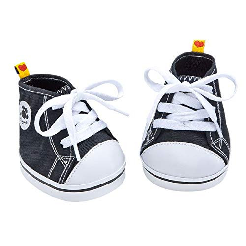 Build A Bear Workshop Black Canvas High-Tops