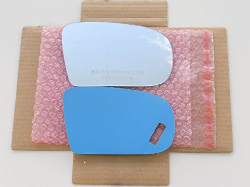 New Replacement Mirror Glass with FULL SIZE ADHESIVE for Mercedes-Benz S CL AMG Class Passenger Side View Right RH